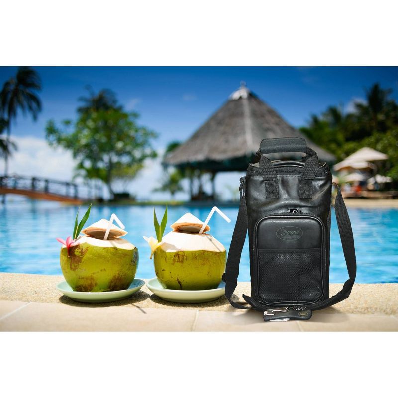 Vinotemp Faux Leather Wine Carrier