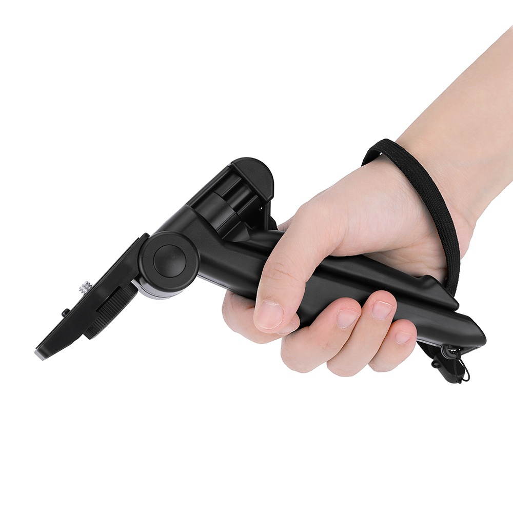 2in1 Mini Portable Folding Table-top Tripod Stand + Handheld Grip for GoPro Hero 4/3+/3/2/1 DC DSLR SLR Camera and Smartphone