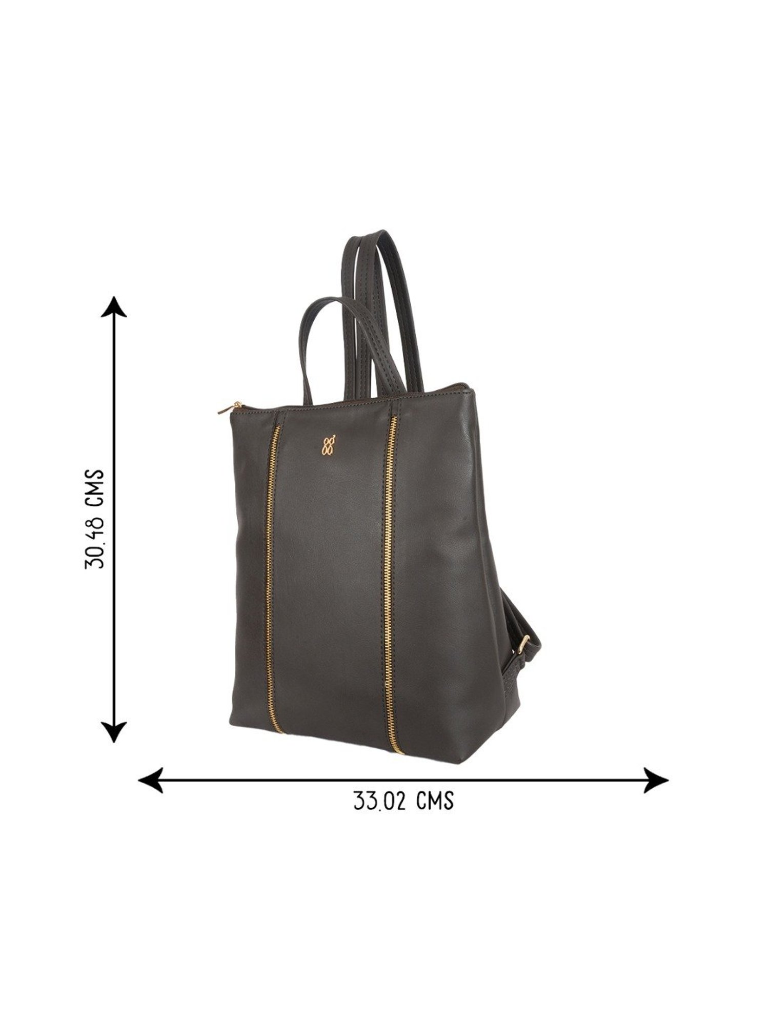 Tohl Fenwick Black Leather Medium Backpack