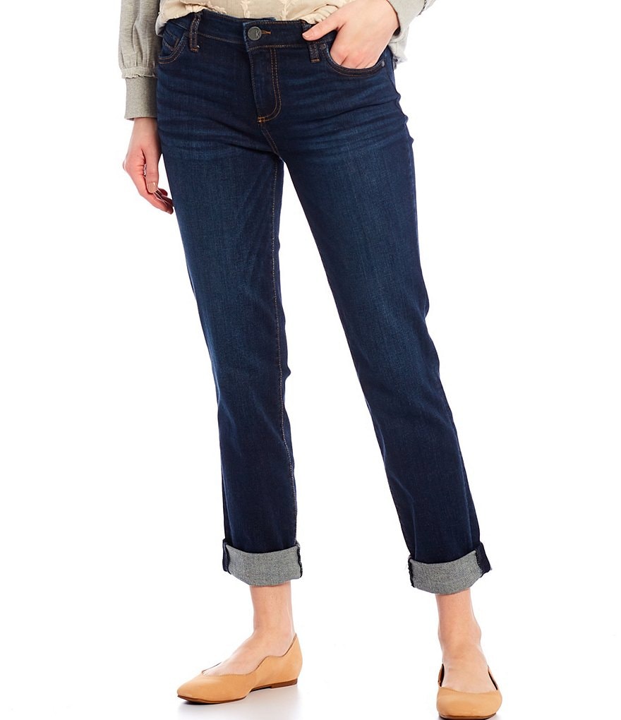 KUT from the Kloth Catherine Roll-Up Cuff Boyfriend Jeans