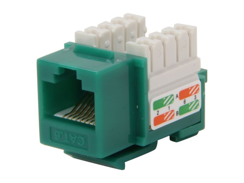 Micro Connectors CAT5 RJ45 Coupler F-F Straight