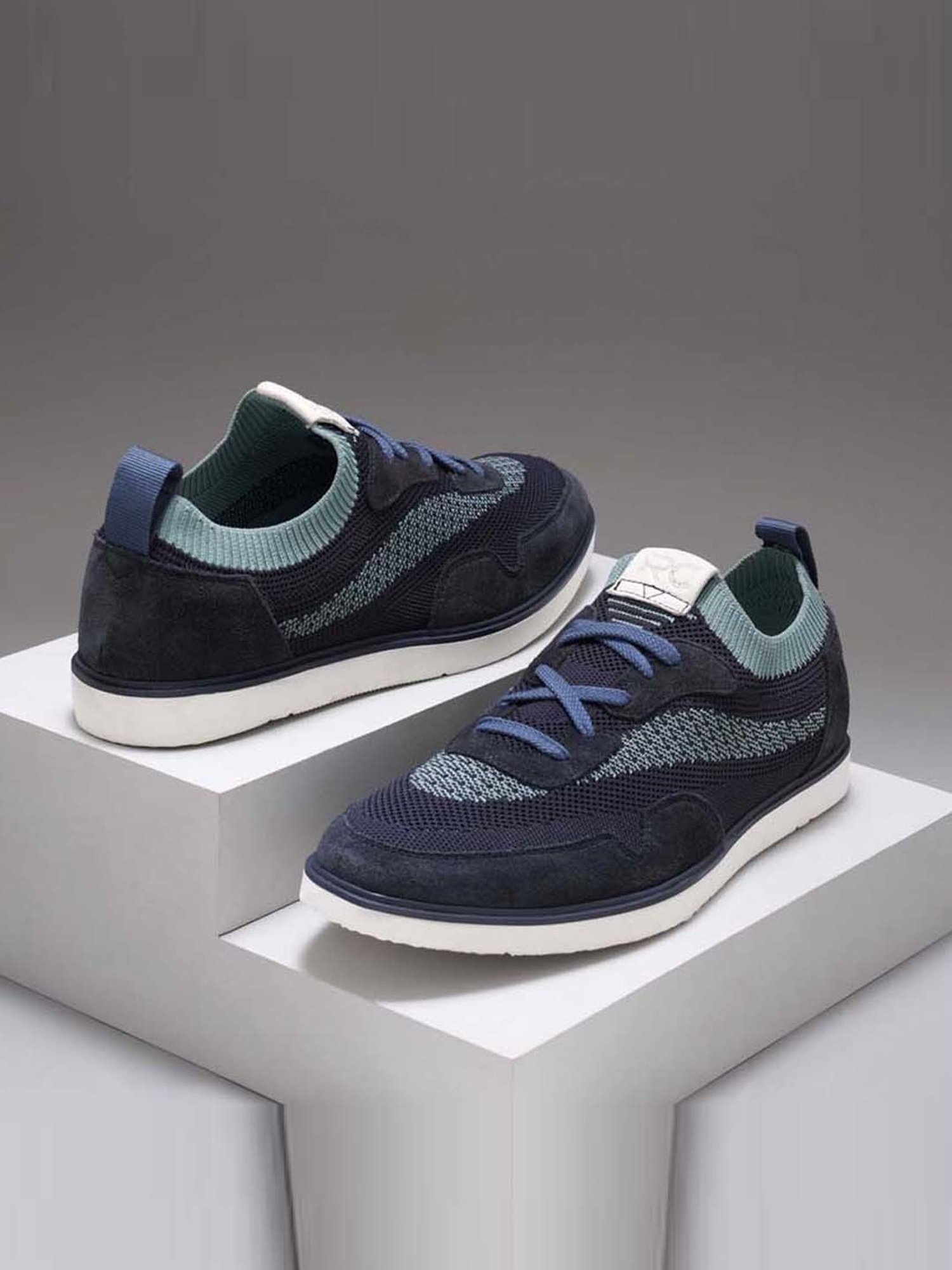 Ruosh Men's Navy Casual Sneakers