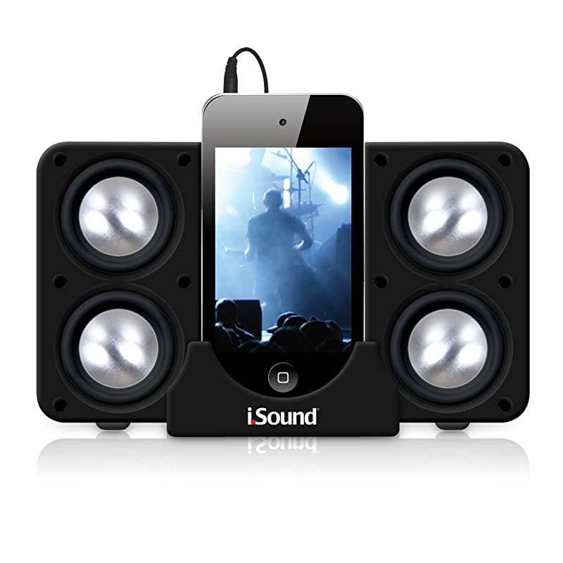QuadX Portable Speaker System Black