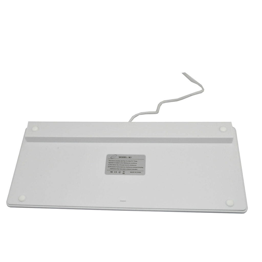 iKKEGOL Mini USB Slim Wired 78 Key Small Compact Keyboard for Desktop Laptop PC Win 7 - Black