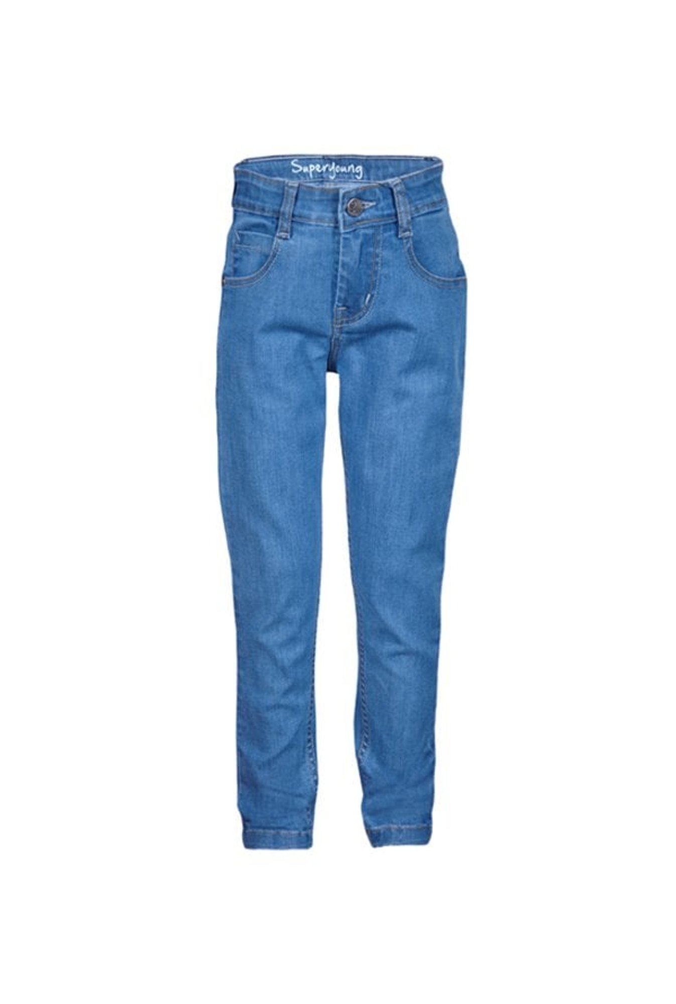 Superyoung Boys Blue Solid Jeans