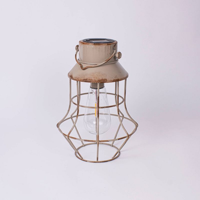 2pk Bismark Edi-Sol Outdoor Lantern Khaki - Echo Valley