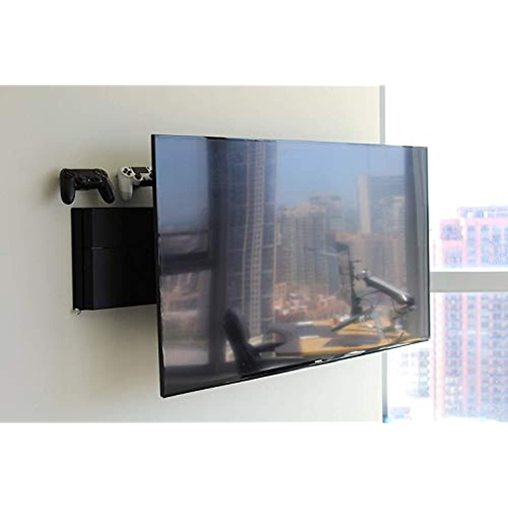 HumanCentric PS4 Slim Mount | Mount on the Wall or on the Back of the TV