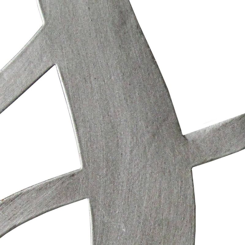 41.25" x 15.25" Oversized Blessed Metal Sign Silver - Stratton Home Décor