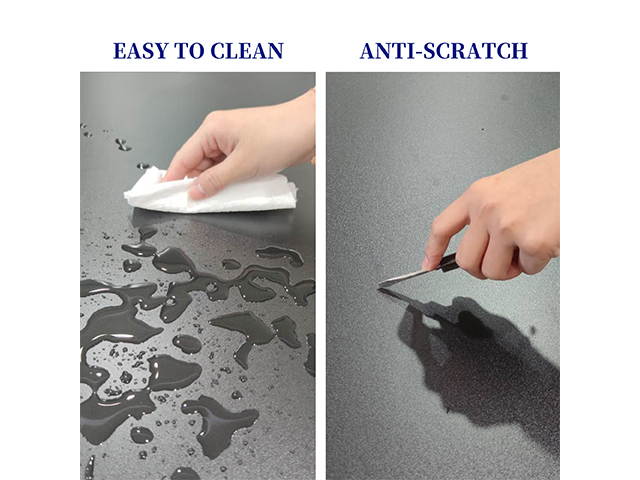 47inch Computer Desk Game Desk MDF And Metal Multi-function Table For Dining and Living Room,Modern Minimalistic Style, Solid Sturdy Table,Brown,GT93