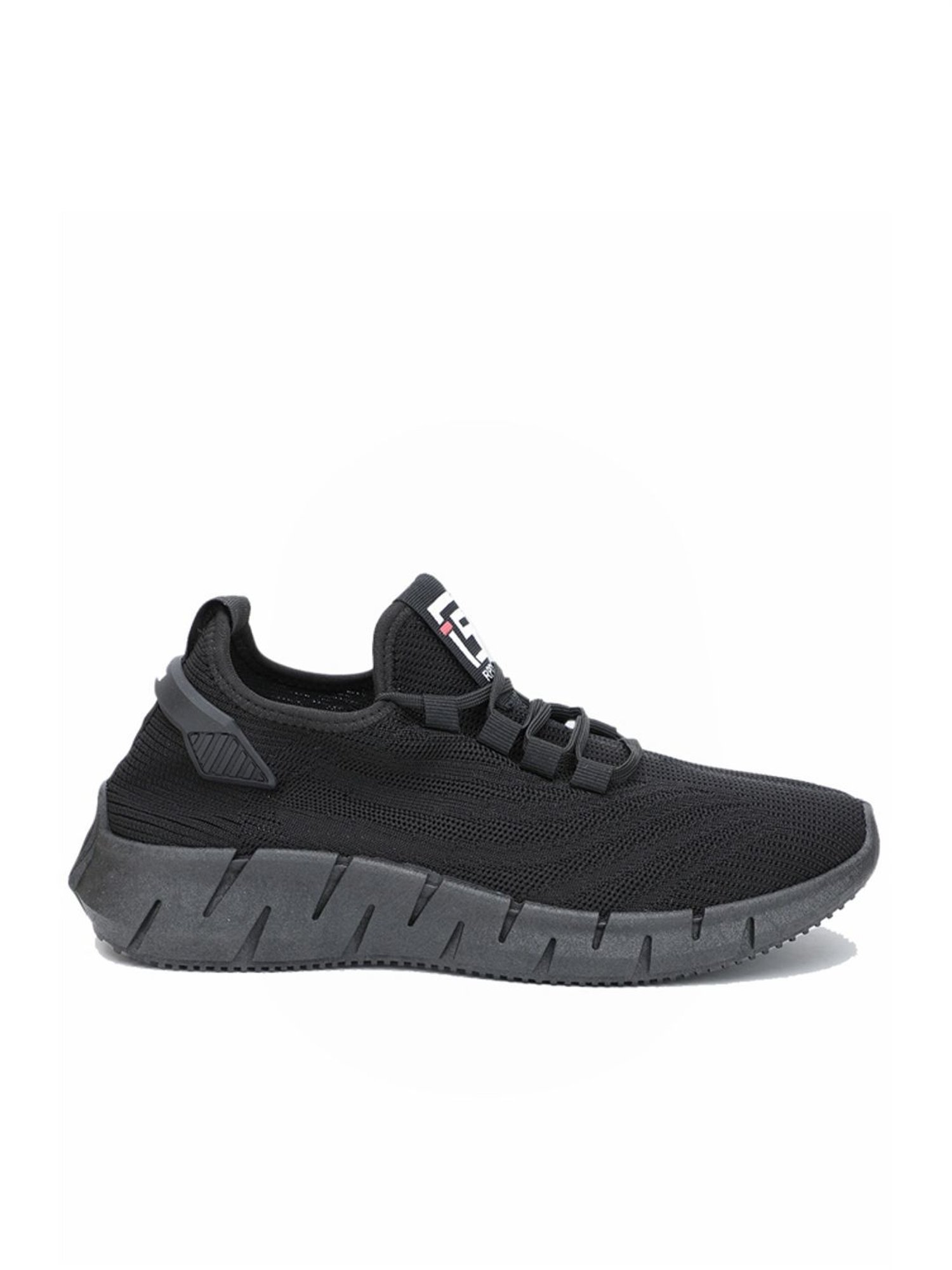 Rapid Box Men's Black Running Shoes
