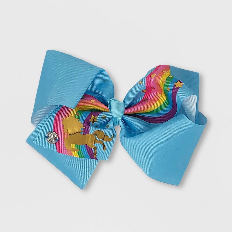 Girls' JoJo Siwa Unicorn and Rainbow Bow - Blue