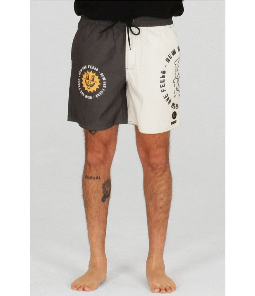 Lira Clothing 18#double; Outseam Sangamon Elastic Waist Swim Trunks