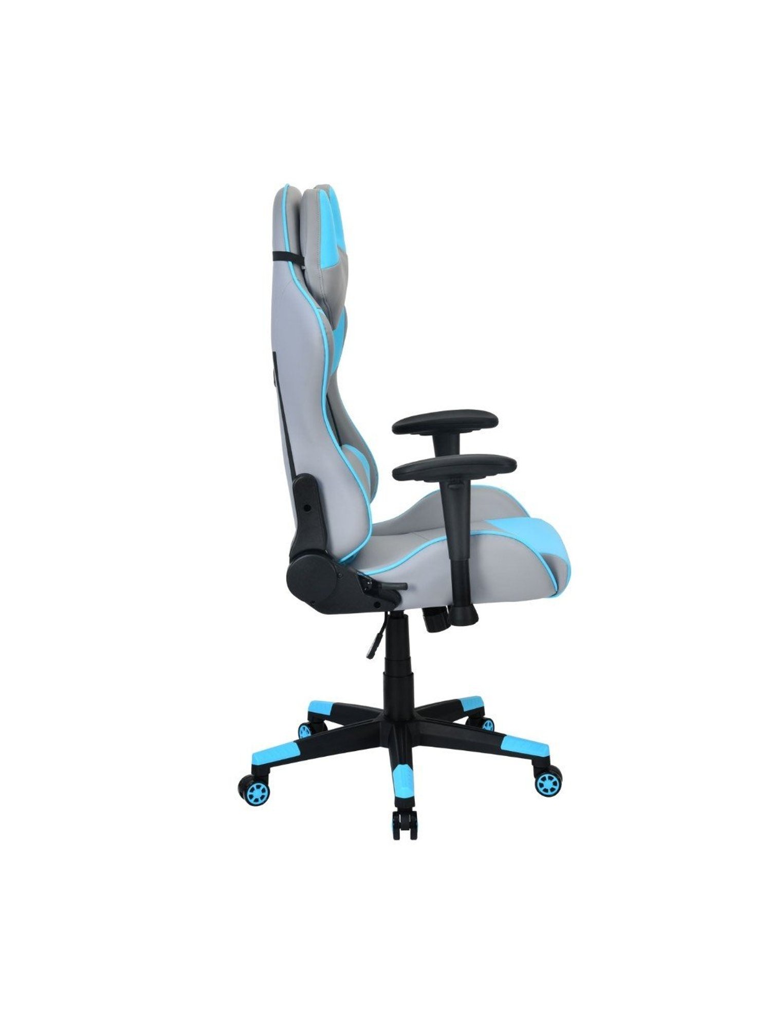 Nilkamal Athena Grey & Turquoise Leather Gaming Chair