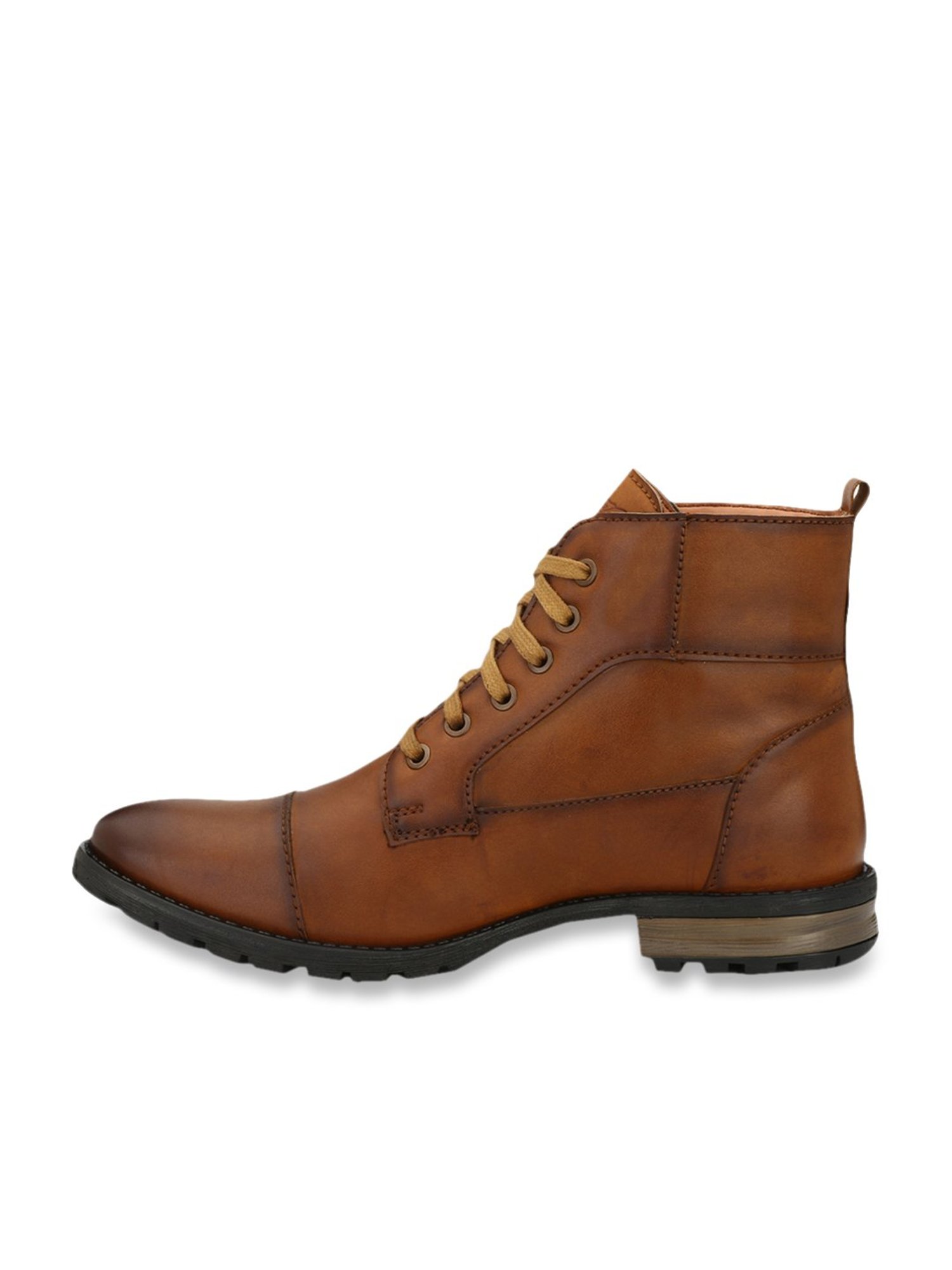Delize Men's Tan Derby Boots