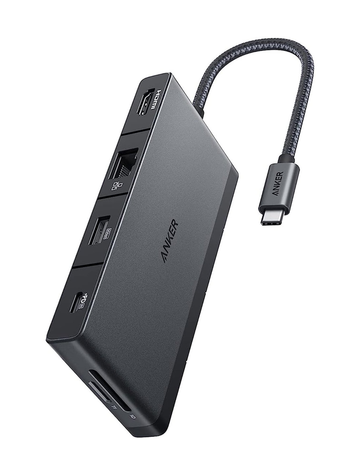 Anker USB C Hub, 552 USB-C Hub (9-in-1, 4K HDMI) with 100W Power Delivery (Black)