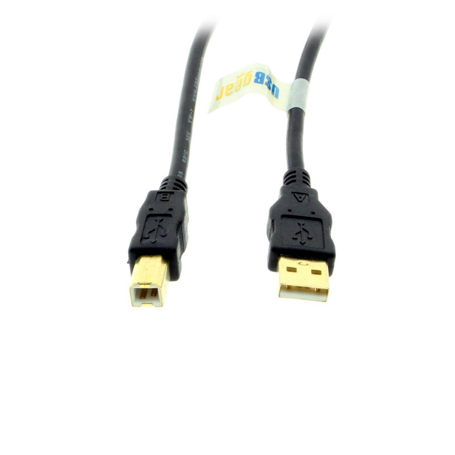 USBGear USB Cable A to B  8 inch High-Speed USB 2.0
