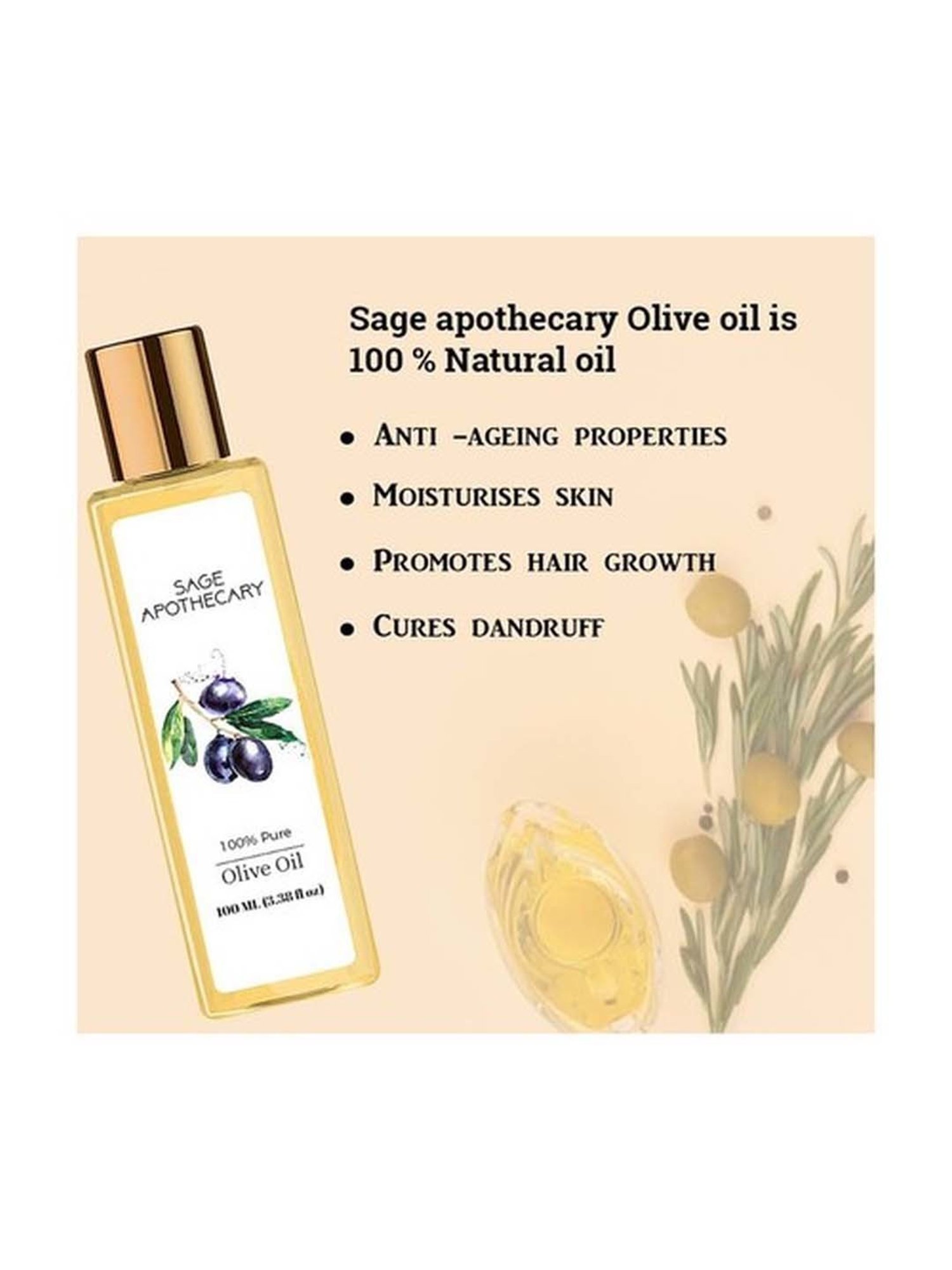 Sage Apothecary Olive Oil - 100 ml