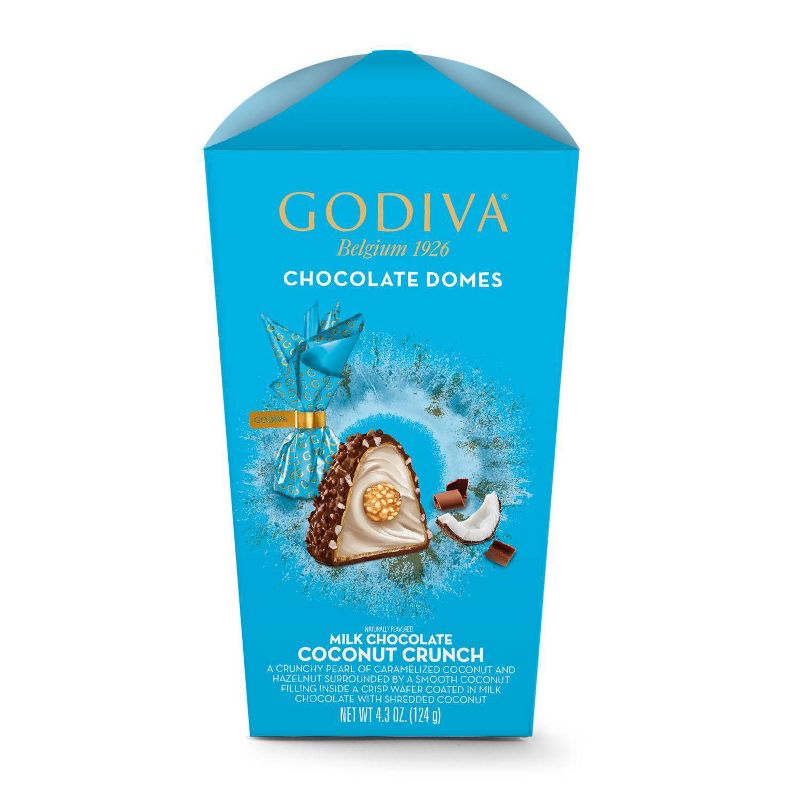 Godiva Coconut Crunch Domes - 4.3oz