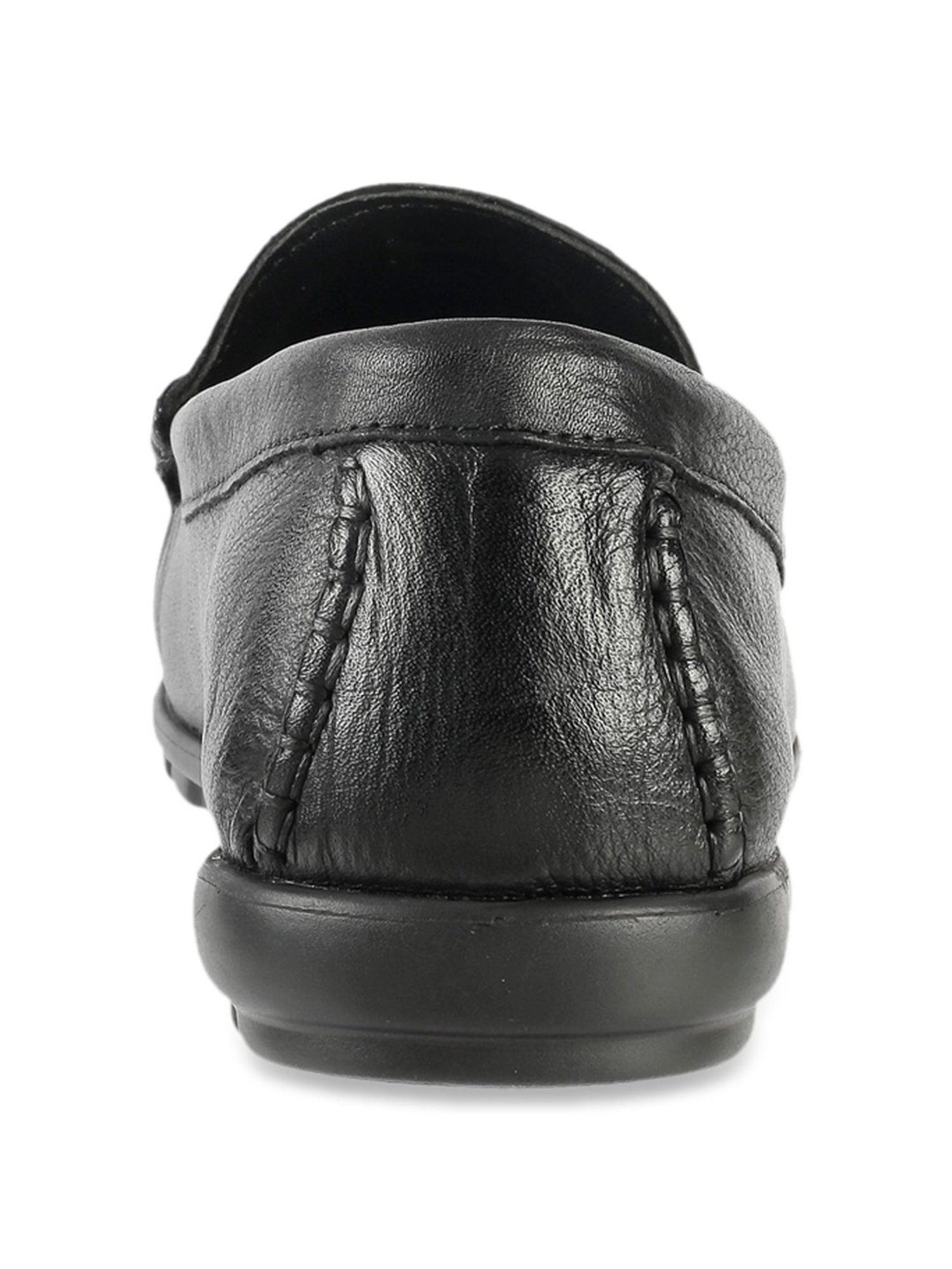 J. Fontini by Mochi Men's Black Casual Loafers