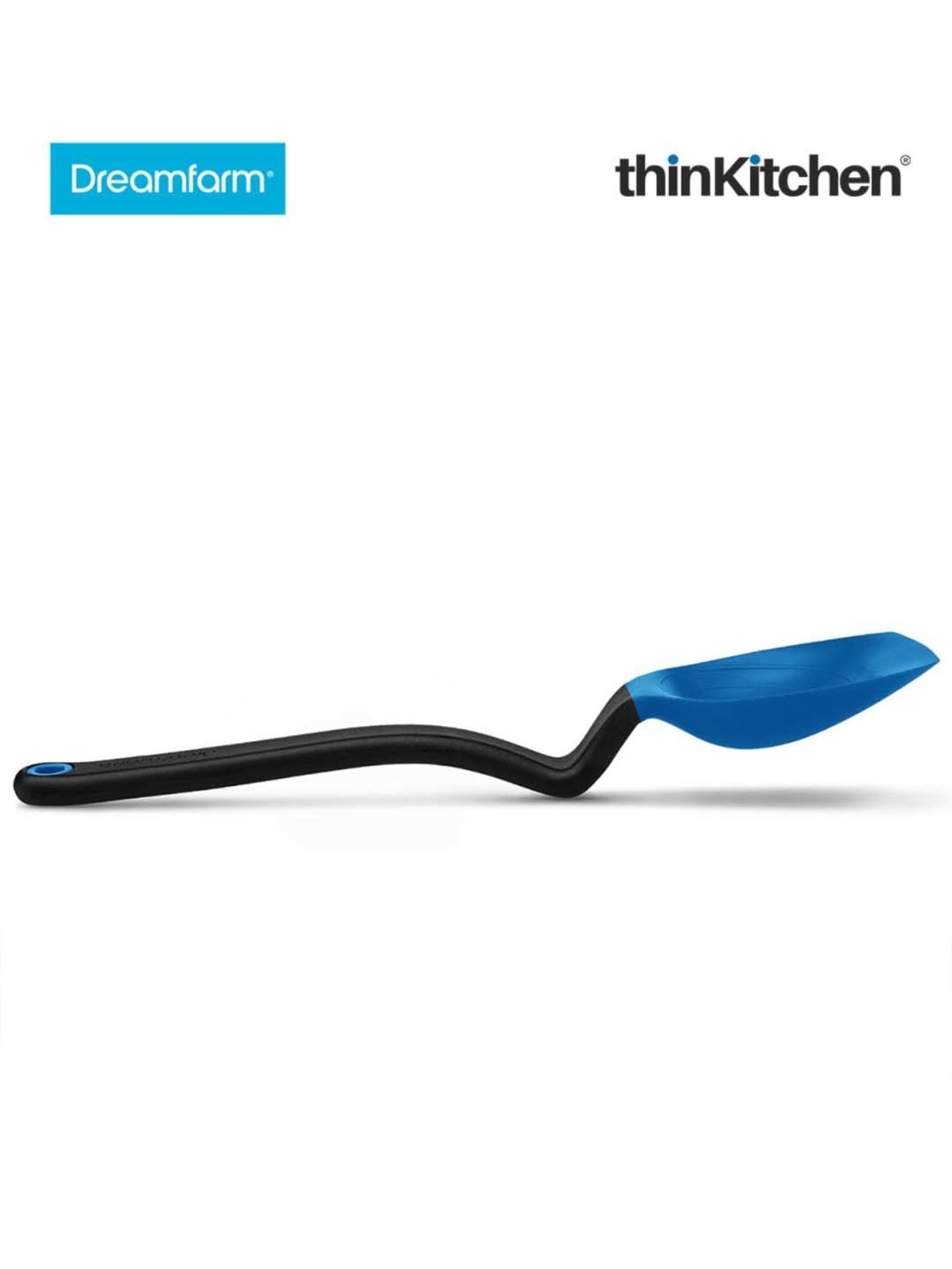 Dreamfarm Blue Nylon Supoon Sit Up Scraping & Cooking Spoon With Measuring Lines