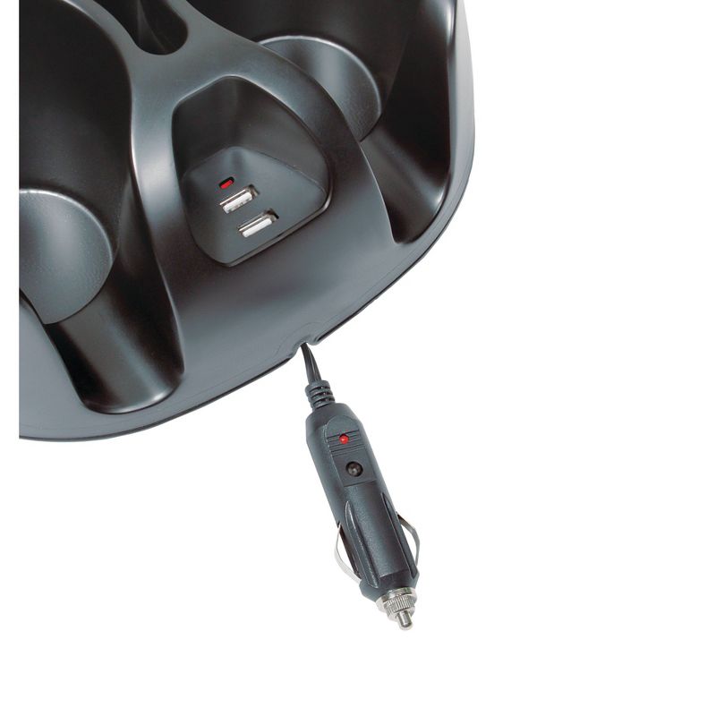 DU-HA 10410 Secure Under Seat Interior Heavy Duty Polyethylene Storage Organizer Compartment for Guns, Tools, and Valuables with Lockable Lid, Black