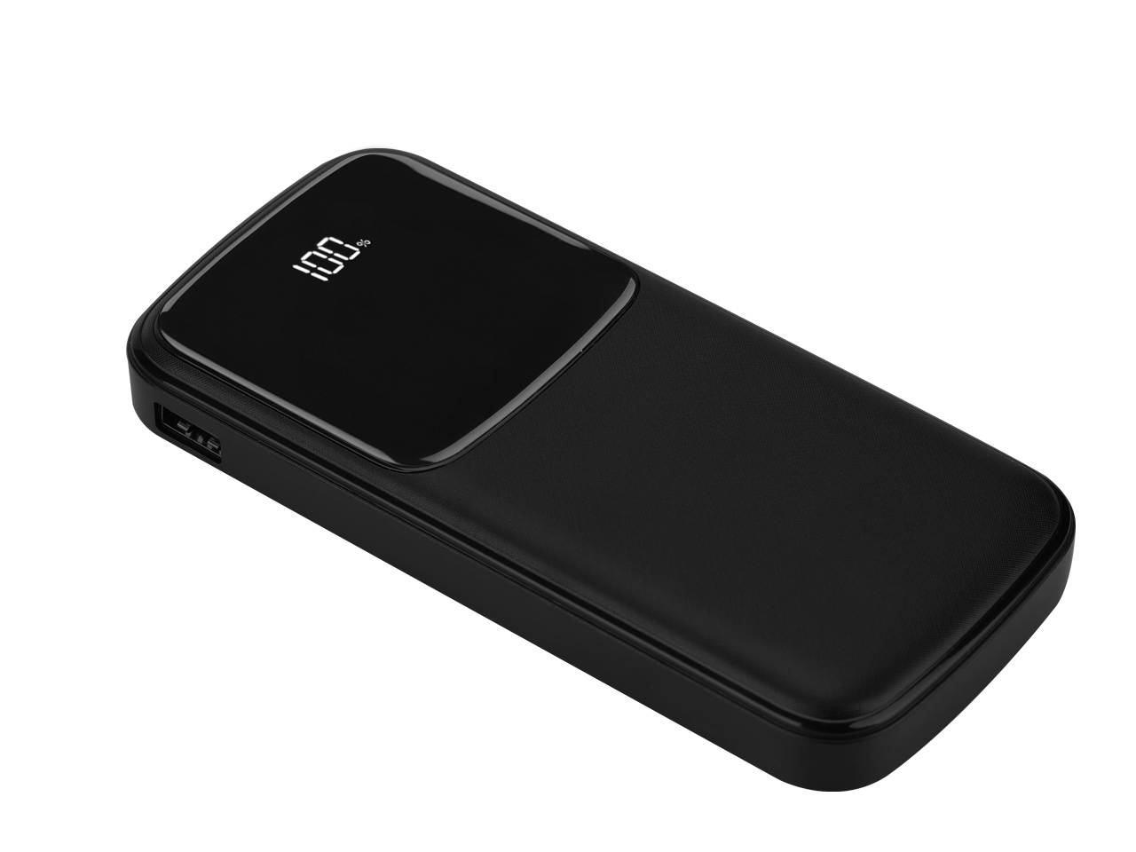 Power Bank Portable Charger 10000mAh Ultra-Compact External Battery Pack with Flashlight 4 Output Dual Input Built in Three Types Cables Compatible with All Mobile Phone or Devices