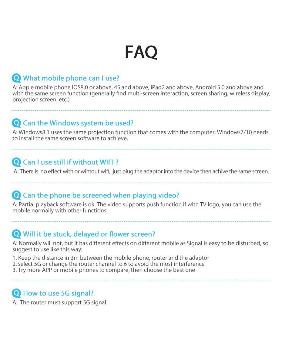 Vention WiFi Display Dongle 4K Wireless HDMI Adapter Airplay Miracast for TV Stick - Compatible with iOS Android Mac Windows, Support DLNA Airplay Mirror Function