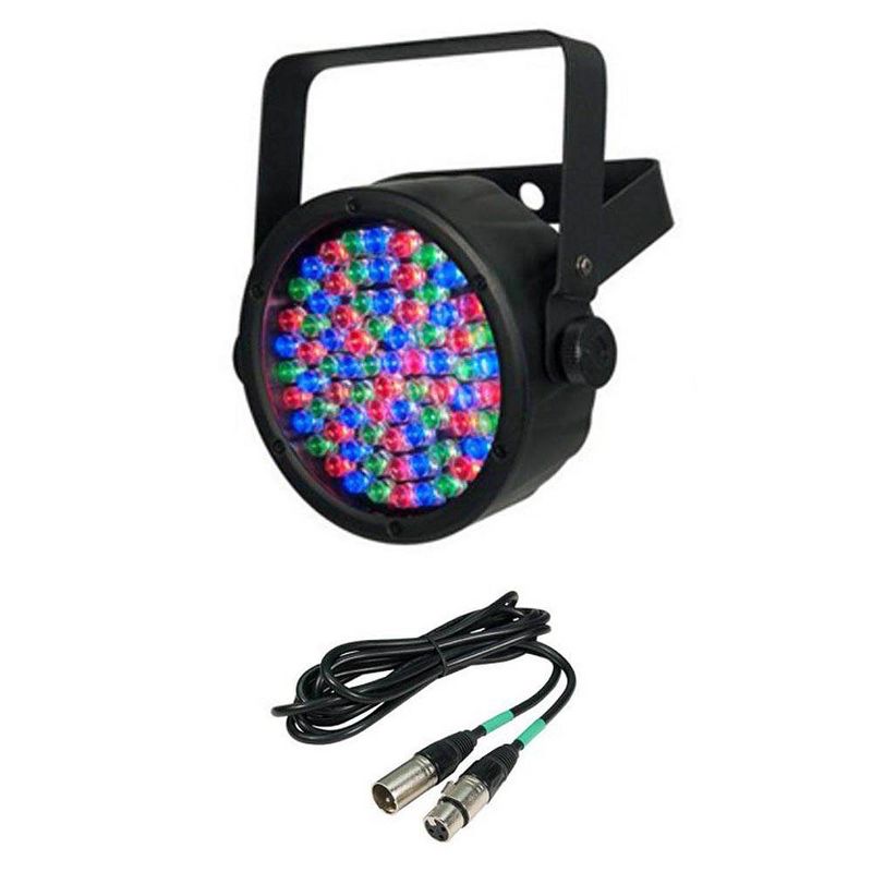 NEW CHAUVET SlimPar 38 LED DMX Slim Style Par Can DJ Stage Light + 25' DMX Cable