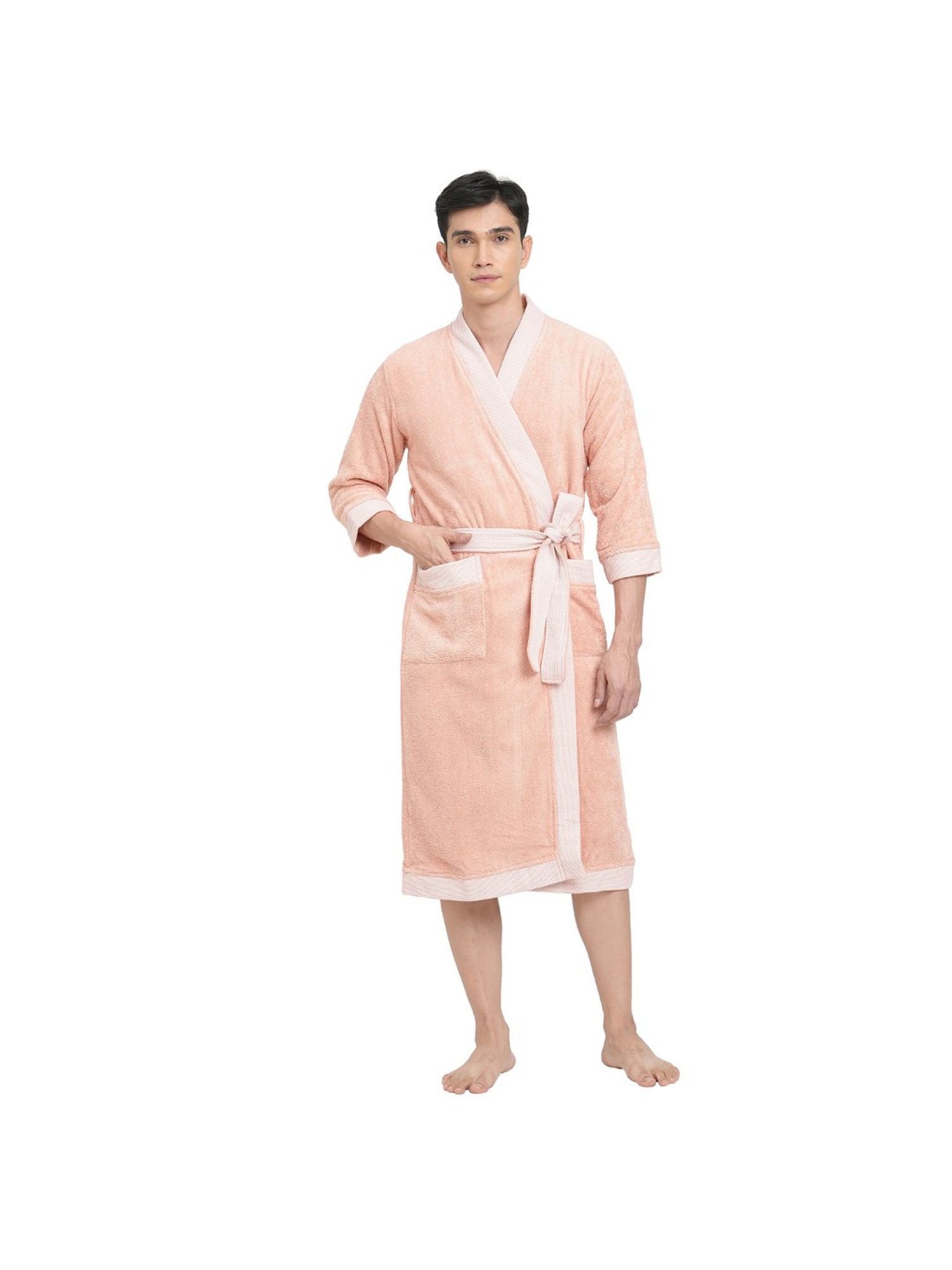 Spaces Hygro Pink 400 GSM Cotton Medium Bathrobe