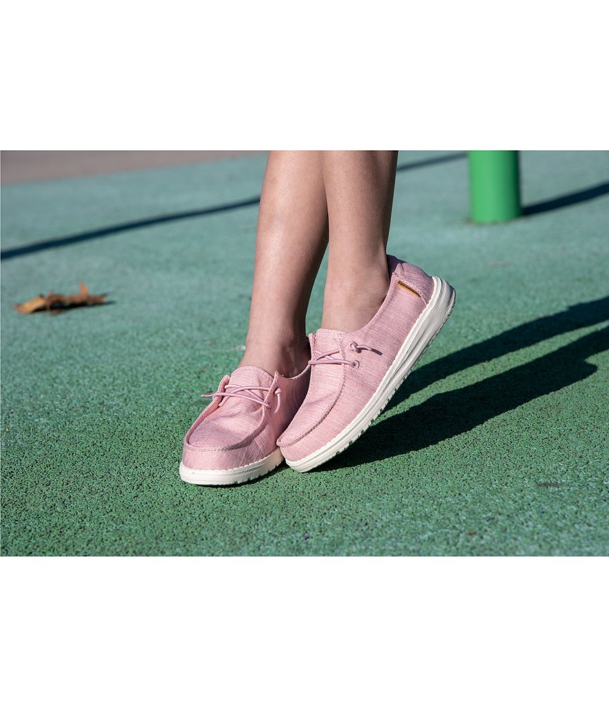 Hey Dude Girls' Wendy Linen Washable Slip-Ons (Toddler)