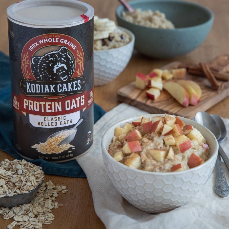 Kodiak Cakes Classic Rolled Oats Oatmeal Canister -16oz