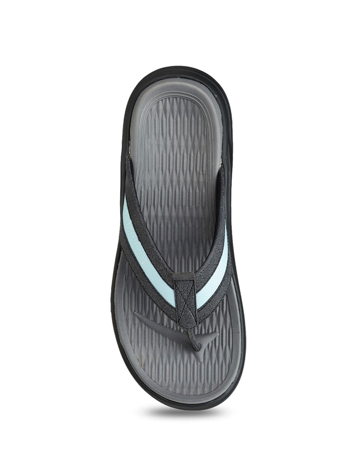 Duke Men's Grey Flip Flops