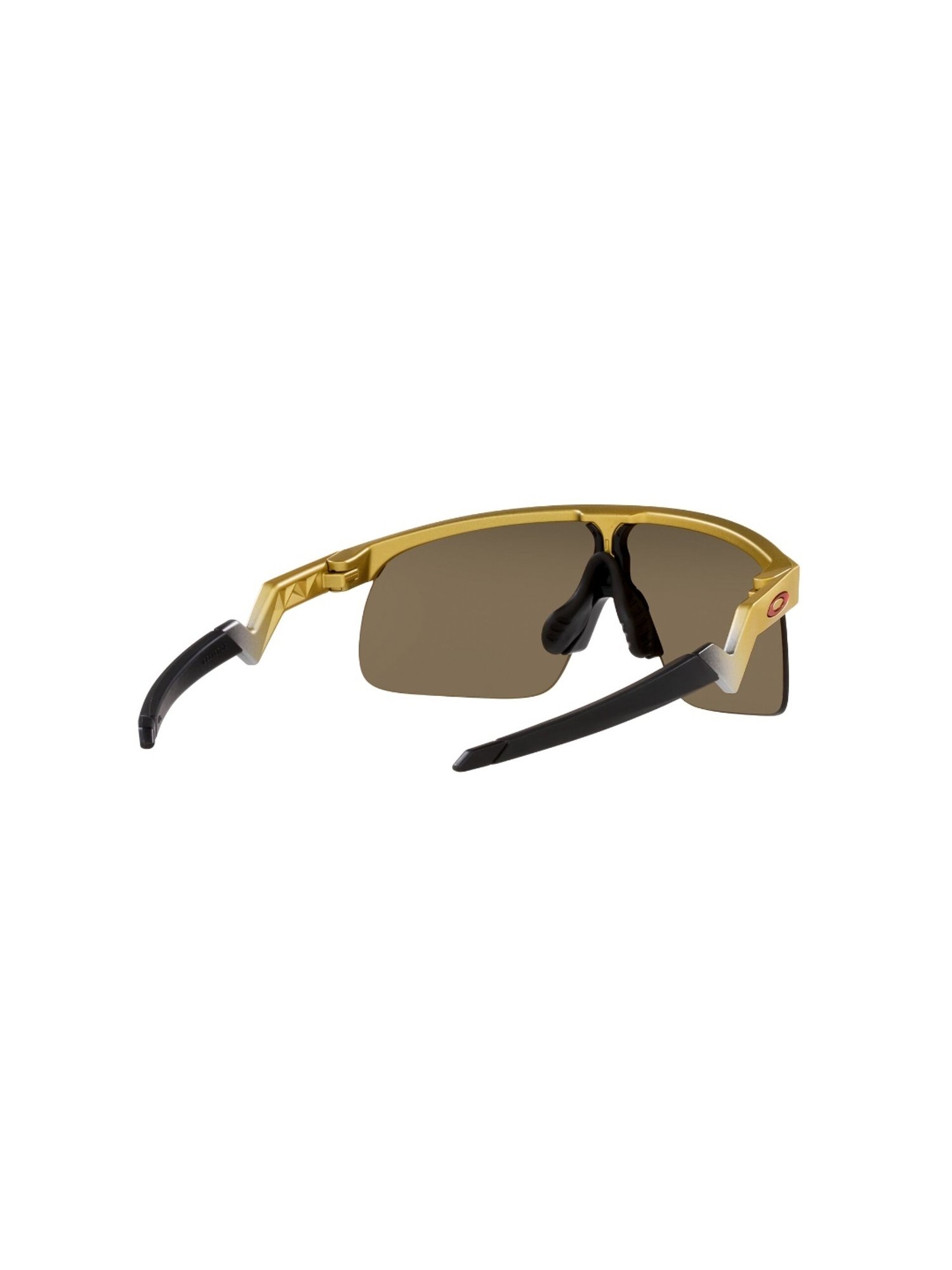 OAKLEY JUNIOR Boys UV Protected Gold Lens Rectangle Sunglasses - 0OJ901090100823