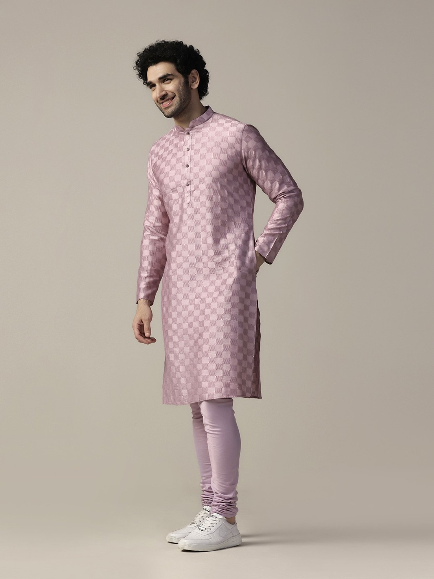 Manthan Fawn Regular Fit Churidars