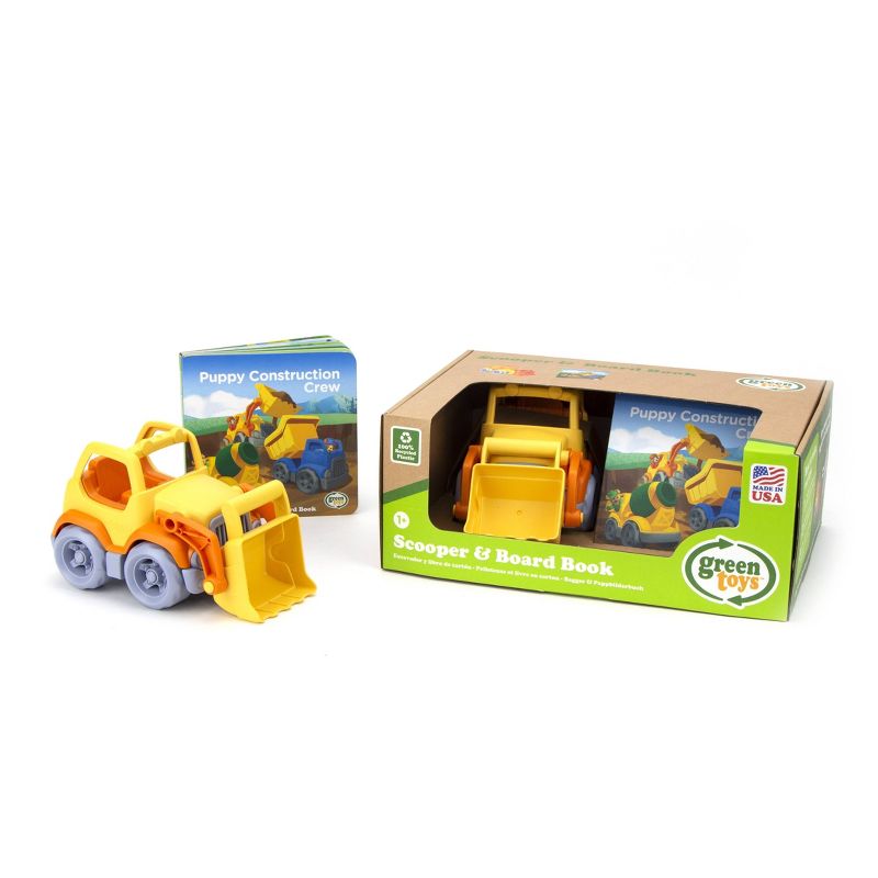 Green Toys Scooper with Board Book