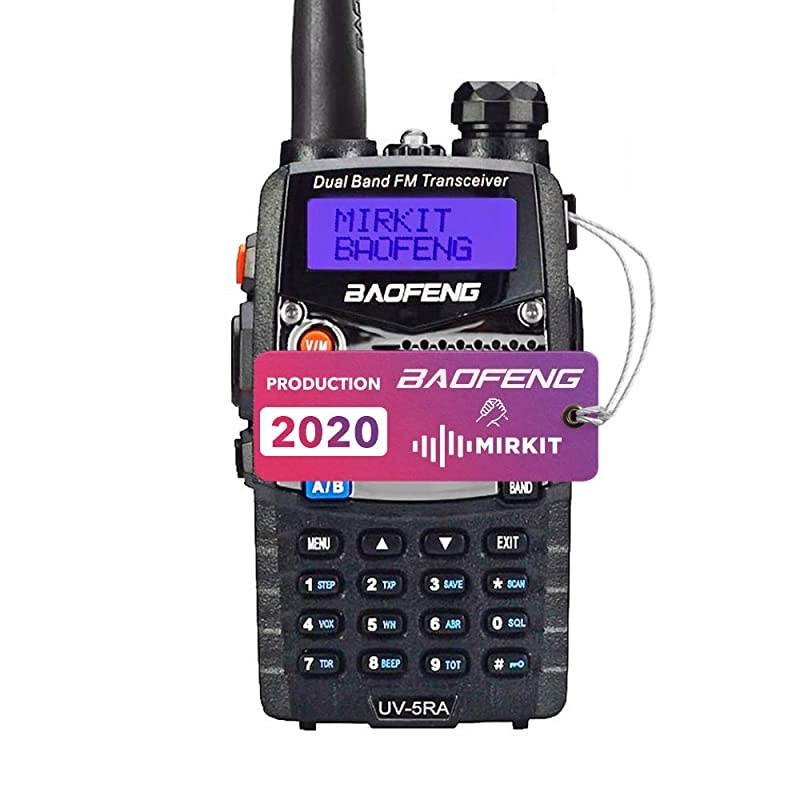 Baofeng Ham Radio UV-5RA 2021 5W Power FCC Approved 1800 mAh Li-ion Battery  Edition and Lanyard  Ham Radio Operator, Walkie Talkies Dual Band Two Way Radios