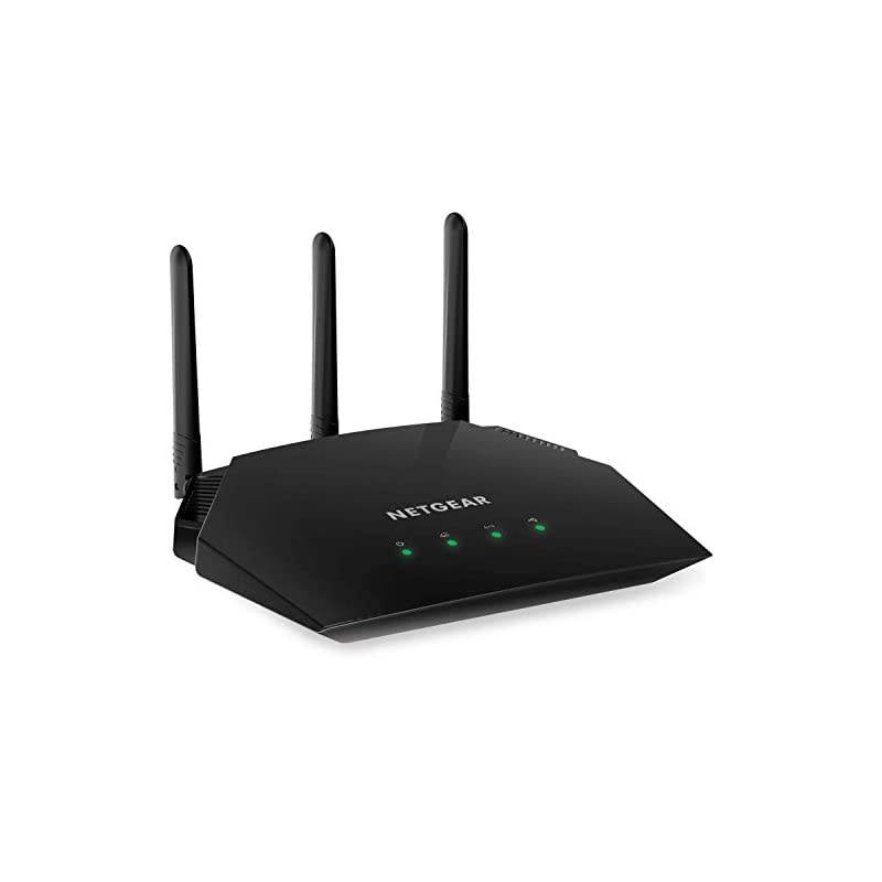 WiFi Router (R6330) - AC1600 Dual Band Wireless Speed (up to 1600 Mbps) | Up to 1200 sq ft Coverage & 20 Devices | 4 x 1G Ethernet and 1 x 2.0 USB Ports (R6330-1AZNAS)