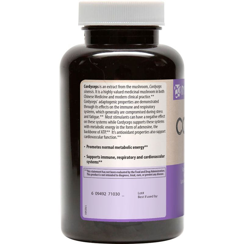 MRM Nutrition, Cordyceps CS-4 Strain, 60 Vegan Capsules, Greens and Superfood Supplements