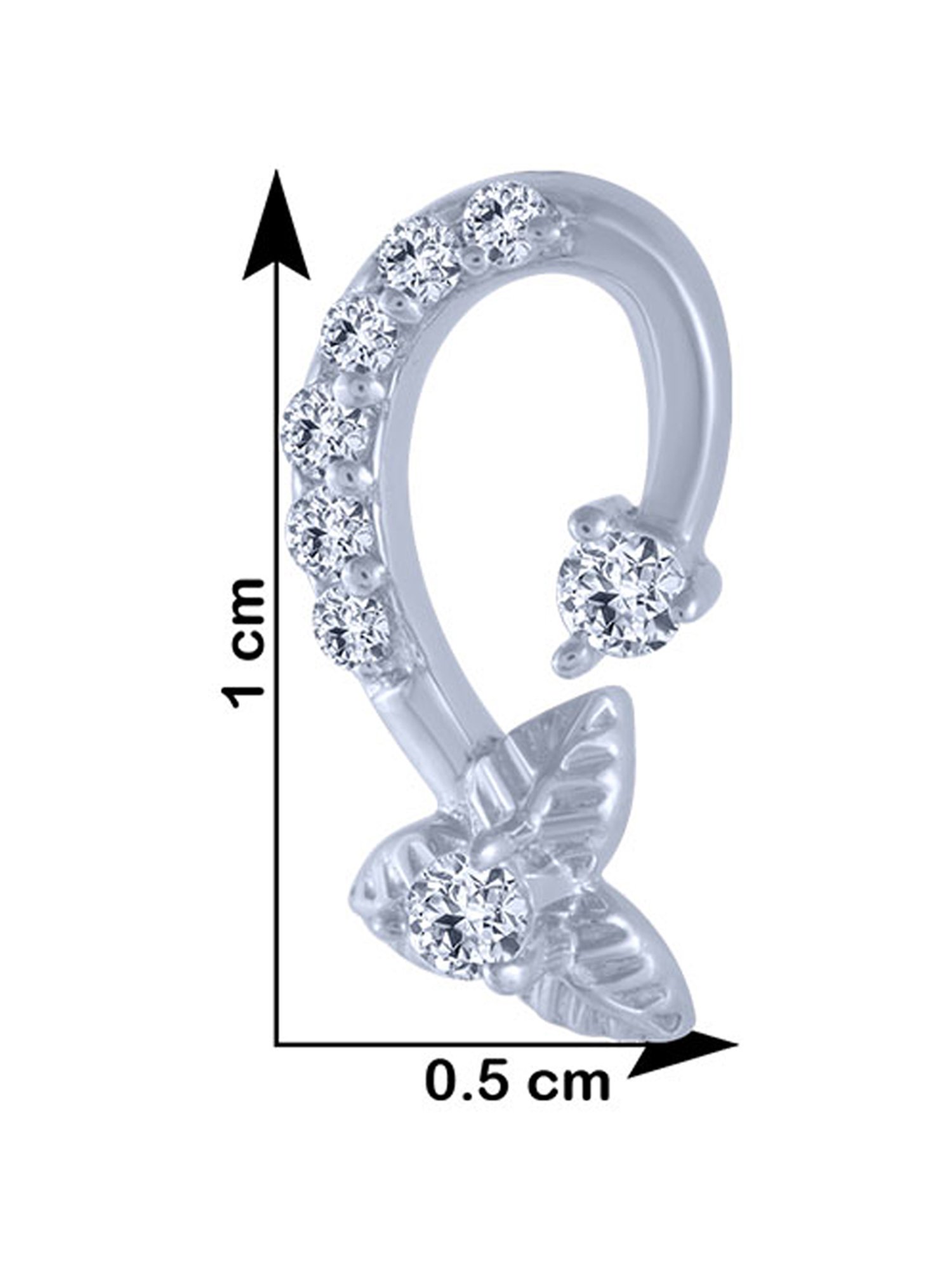 P.C. Chandra Jewellers 18 kt Gold & Diamond Earrings