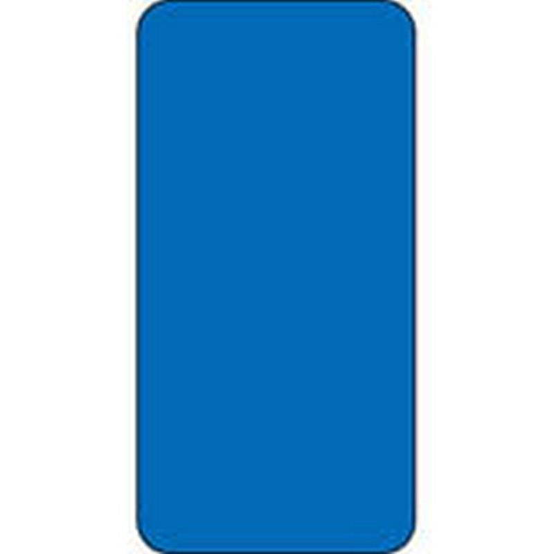 Smead Compatible Solid Blue Labels, Matte Stock, 2" H X 1" W Individual Colors - Roll of 250