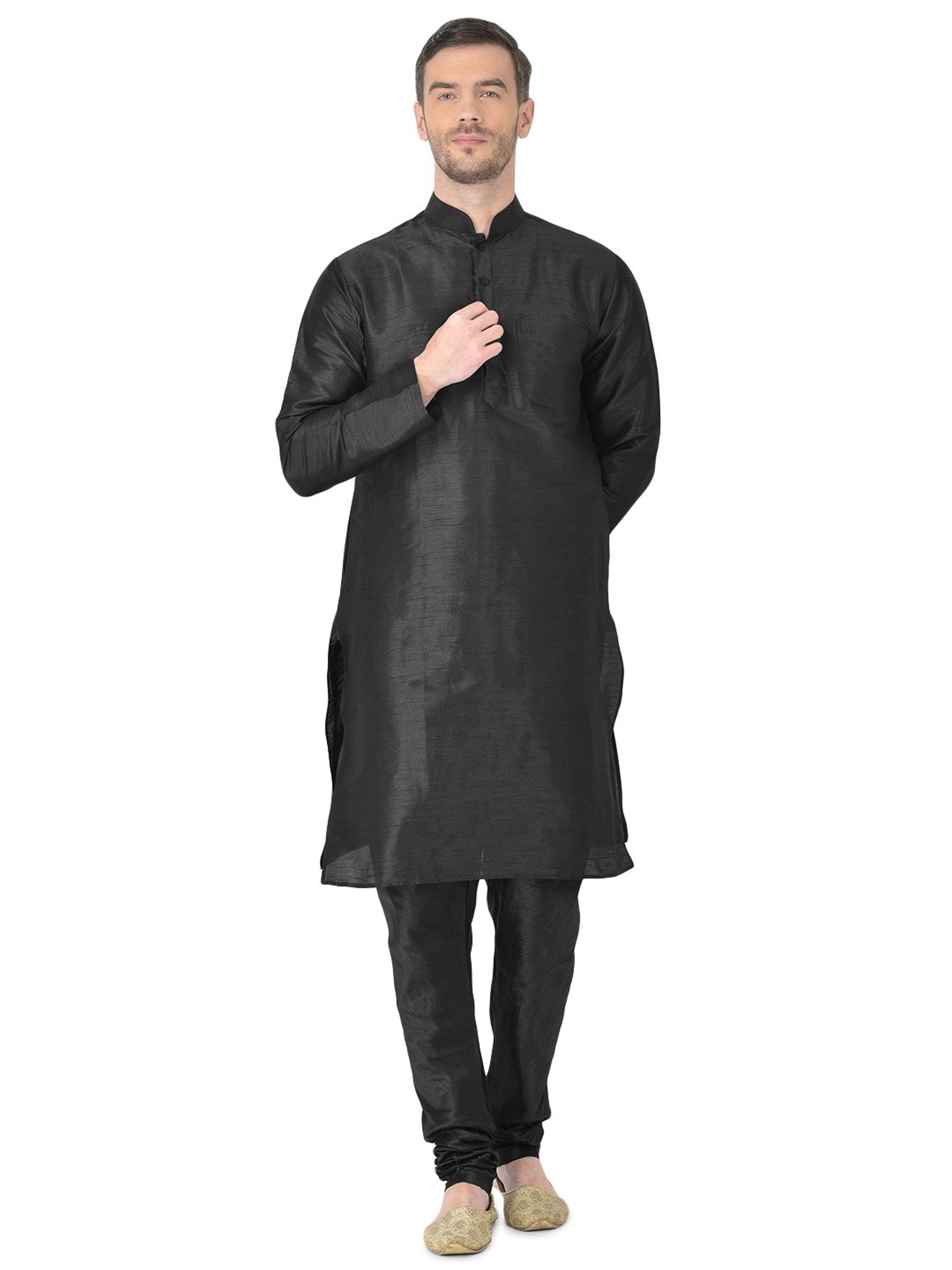 SG RAJASAHAB Multi Regular Fit Self Pattern Kurta Set
