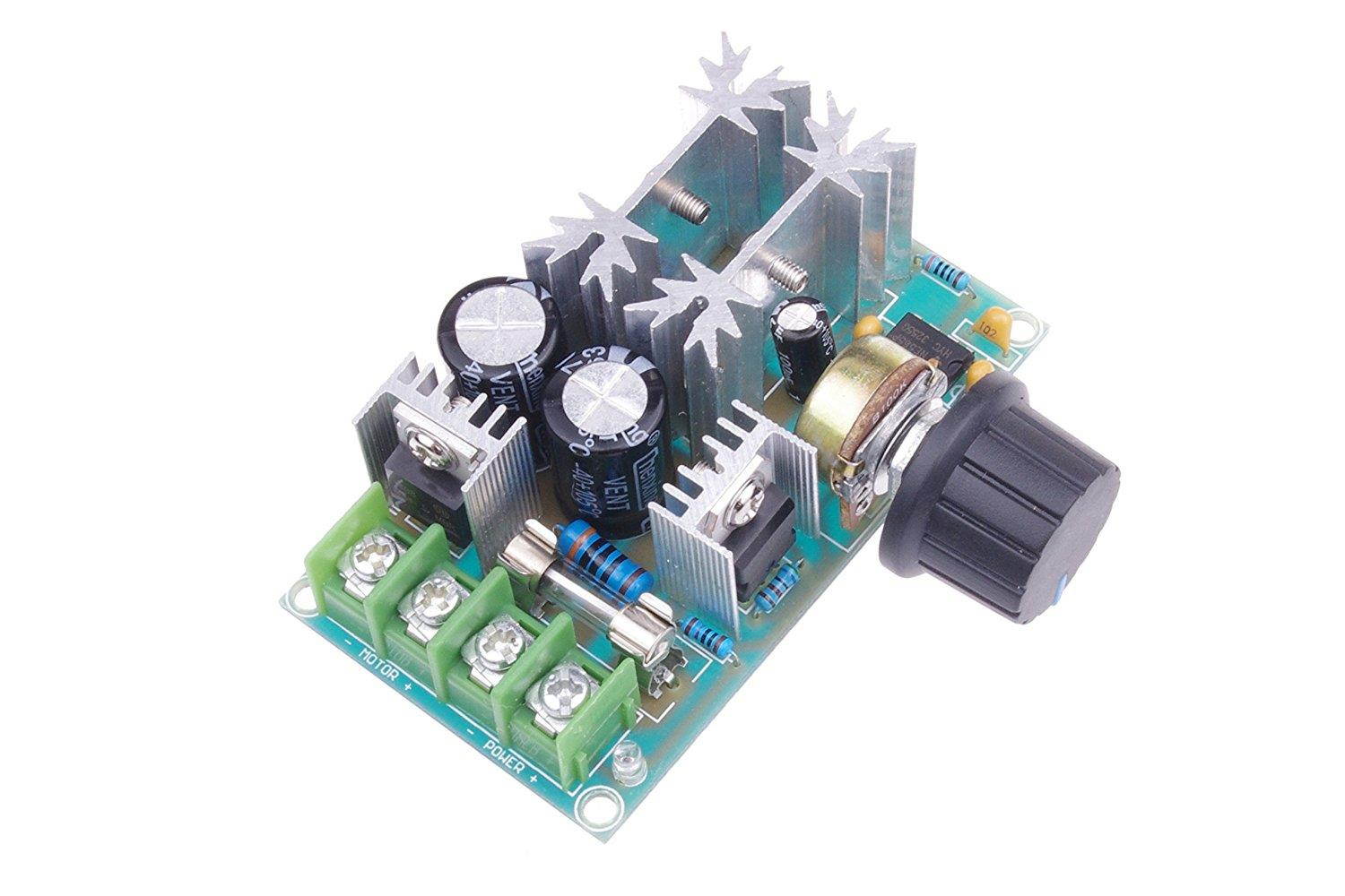 SMAKN&reg; 10V-60V DC Motor Speed Regulation Module PWM Controller 20A Motor Driver