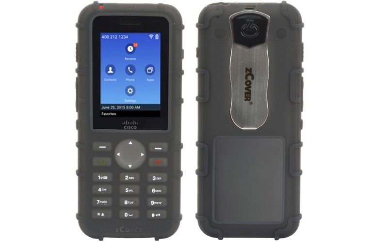 zCover Dock-in-Case CI821 Carrying Case IP Phone - Gray, Transparent