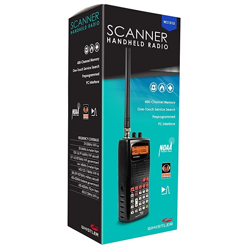 WS1010 Analog Handheld Scanner Black