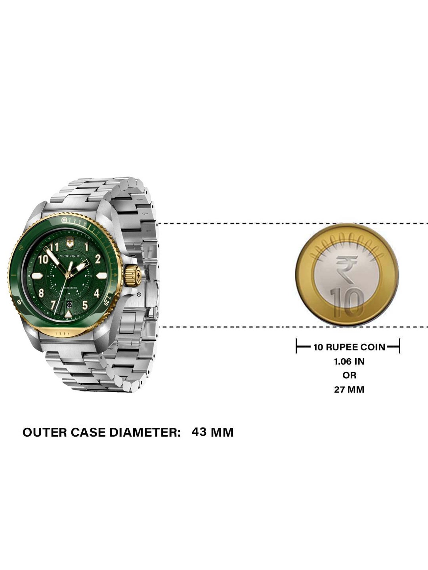 VICTORINOX V242012 Journey 1884 Analog Watch for Men