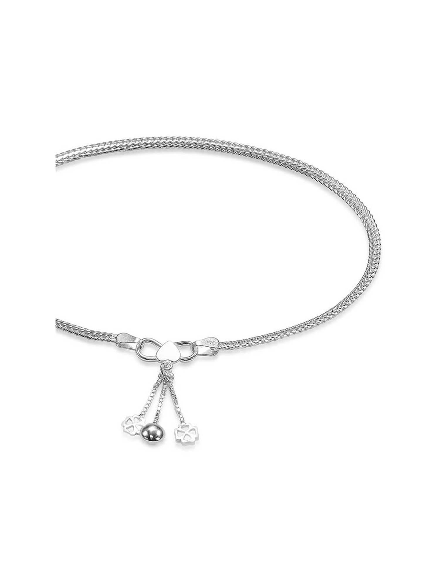 Taraash 92.5 Sterling Silver Anklets for Women
