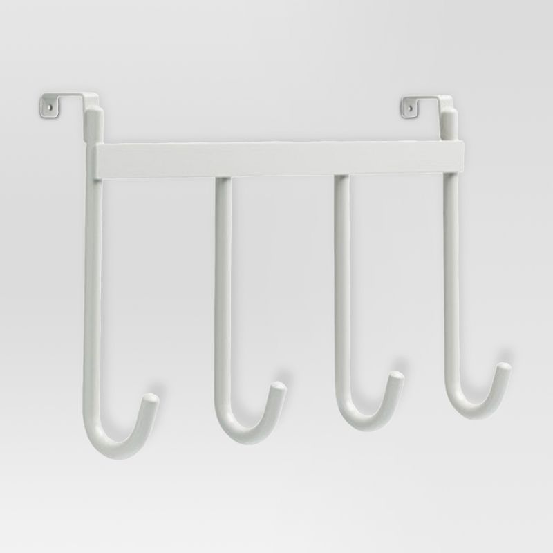 Command Large Sized Double Decorative Hook Nickel