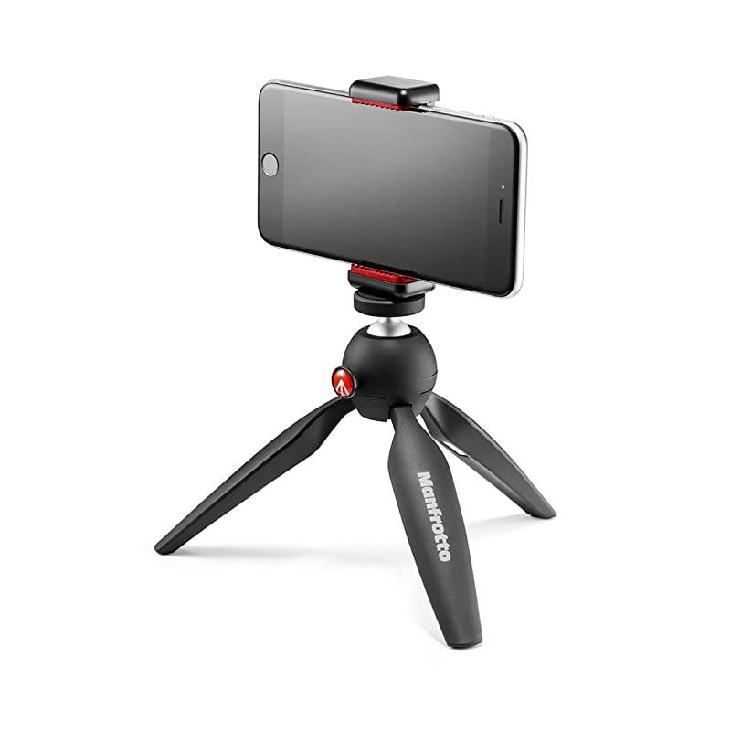 PIXI Mini Tripod Kit with Universal Smartphone Clamp Black MKPIXICLAMPBK