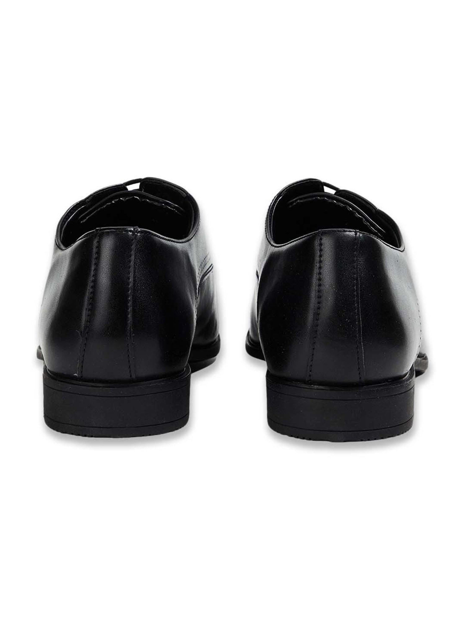 Code by Lifestyle Men's Black Derby Shoes