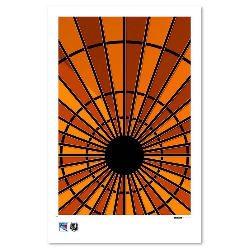 NHL New York Rangers Madison Square Gardens Art Poster Print